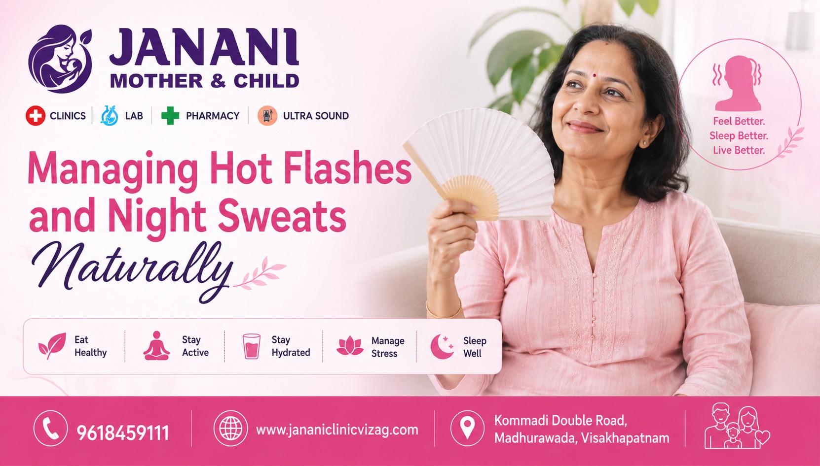 Managing Hot Flashes and Night Sweats Naturally