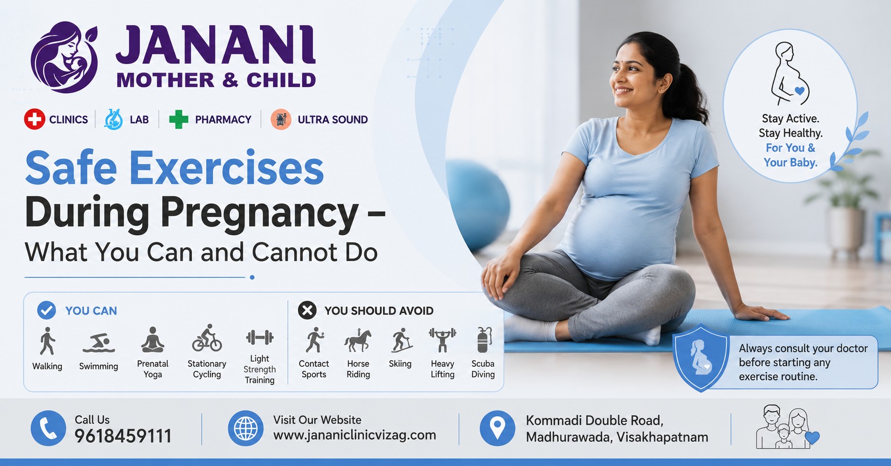 Safe Exercises During Pregnancy – What You Can and Cannot Do