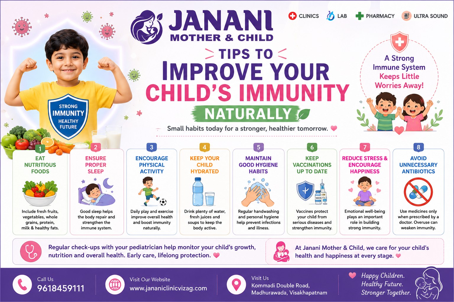 Tips to Improve Your Child’s Immunity Naturally
